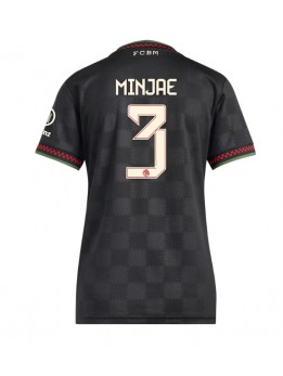 Billige Bayern Munich Kim Min-jae #3 Tredjedrakt Dame 2025-26 Kortermet